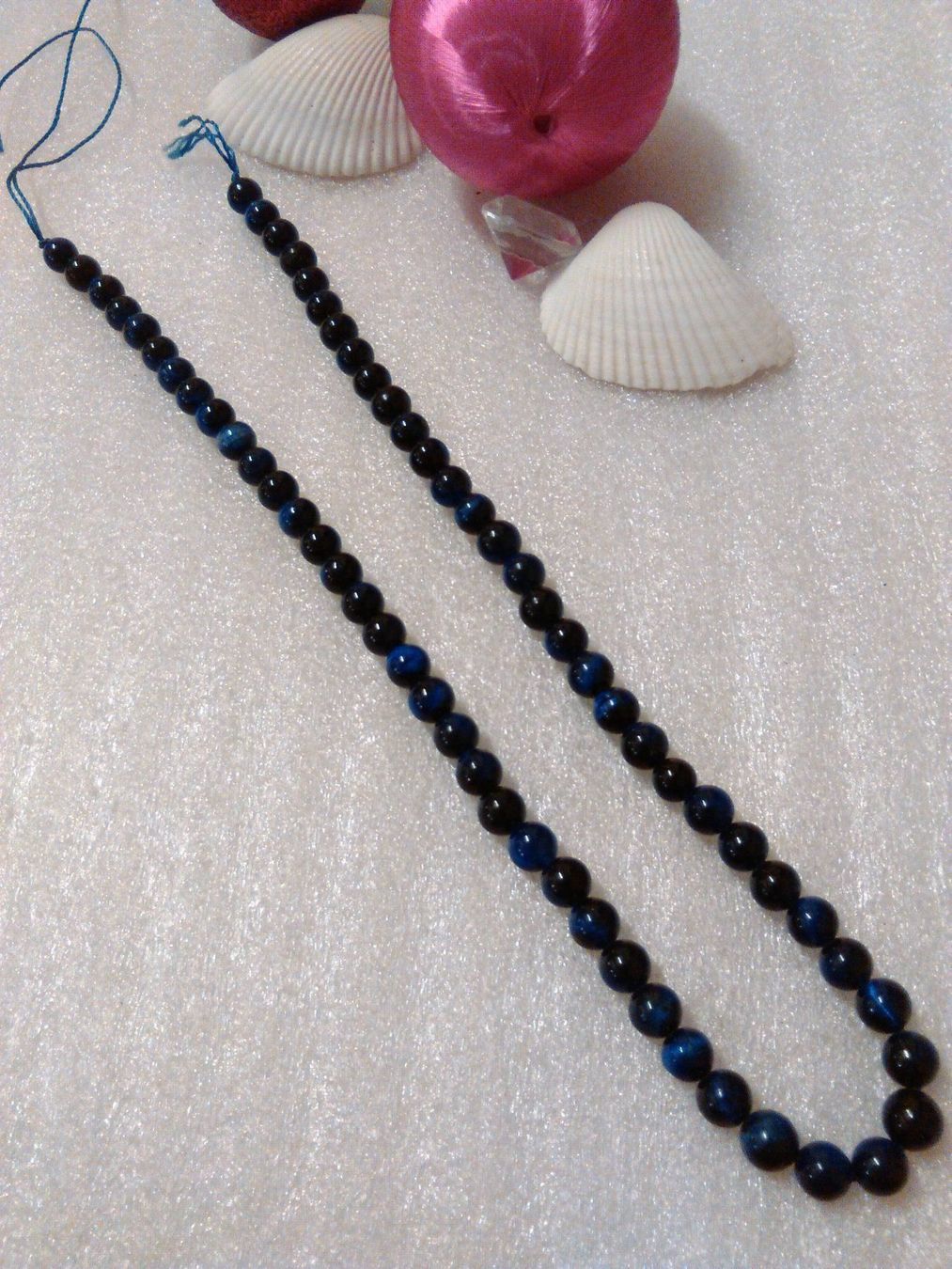 Catenine: ECHT KATZENAUGEN STRAND KETTE – Nuovo (secondo la descrizione) da Basel venduto da bijoutrie_4 4