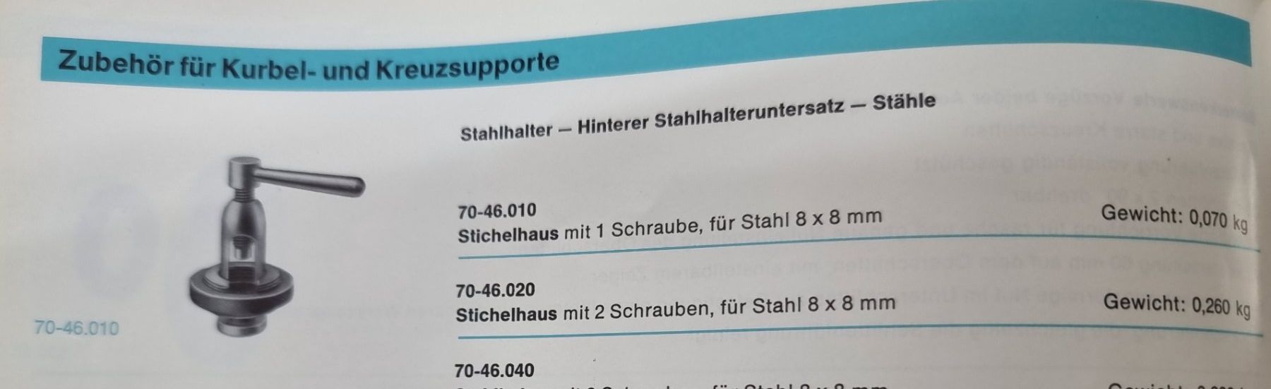 Schaublin Altro per industria metallurgica: Schaublin 70 diverses Zubehör – Usato da Zihlschlacht venduto da Fan2002 5