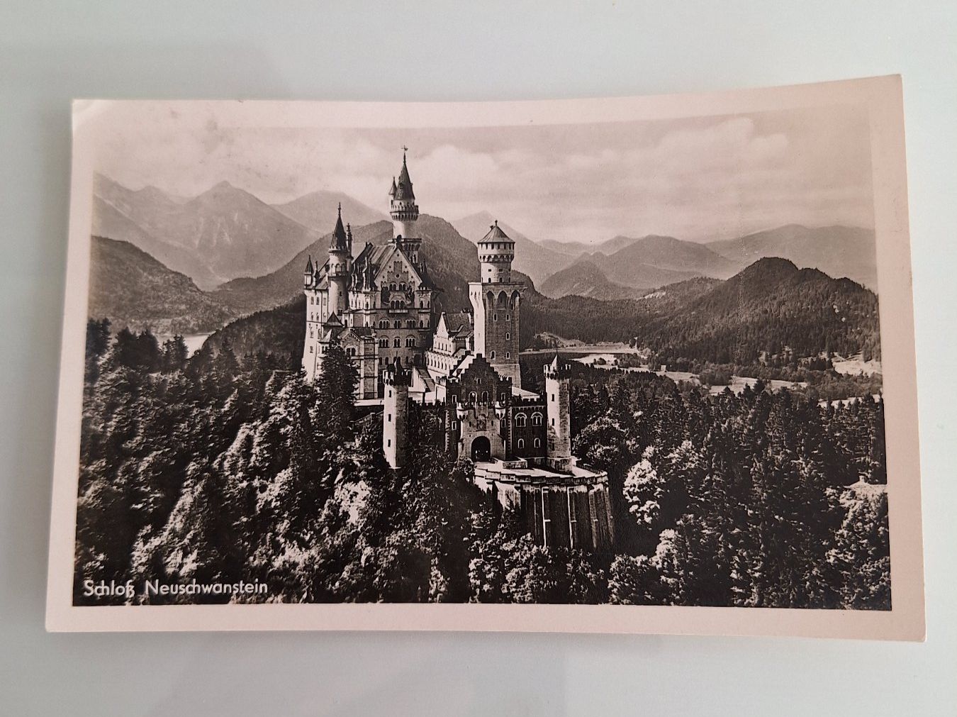 Cartoline postali: Alte Ansichtskarte Schloss Neuschwanstein – Usato da Sissach venduto da luvama