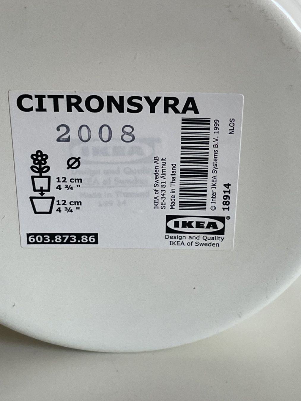 Ikea Blumentöpfe: Emaille-Übertopf, 10 / 13 cm cm Durchmesser – Gebraucht aus Winkel von Kade50 3