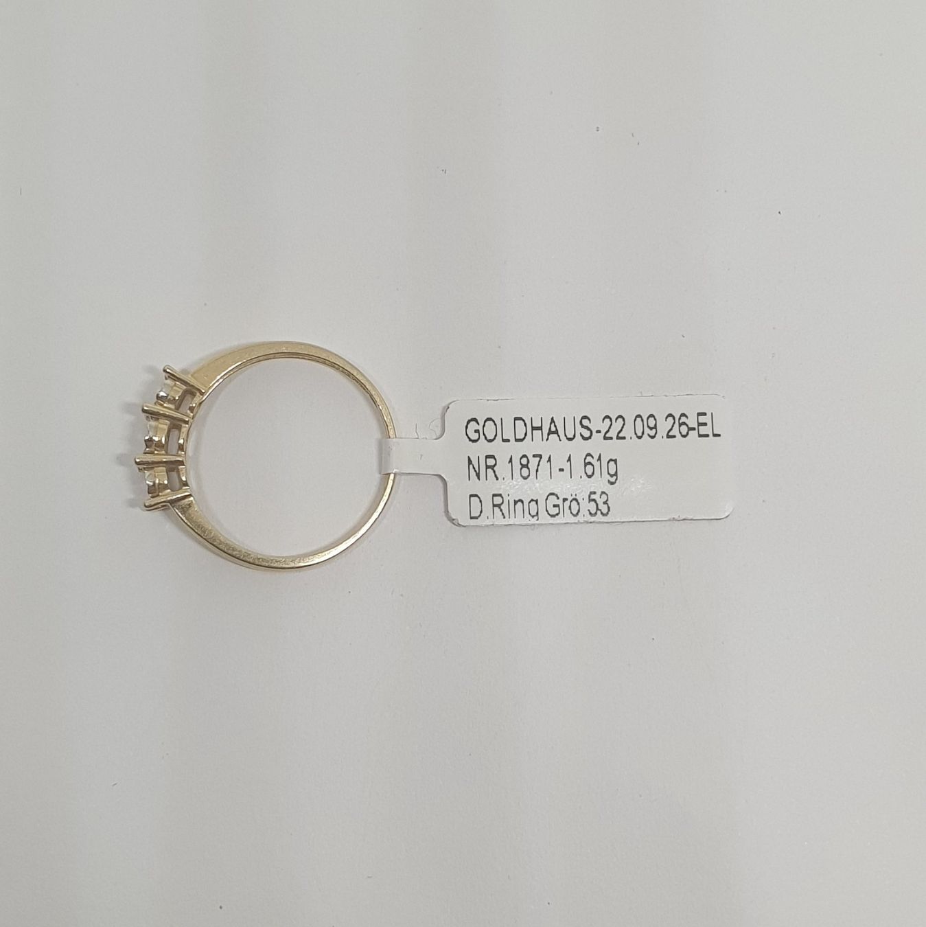 Bagues: Echt 14K Gold - Diamant Ring – D'occasion à Luzern par luzerngoldhaus 2