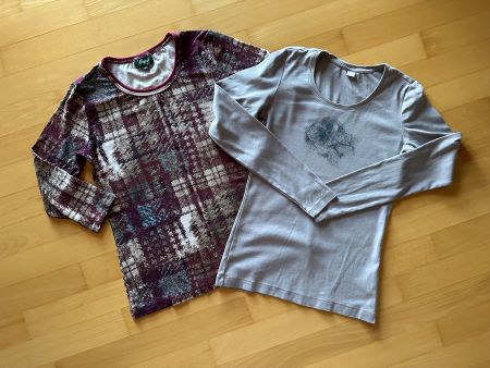 2 Langarmshirts Grösse S 36/38