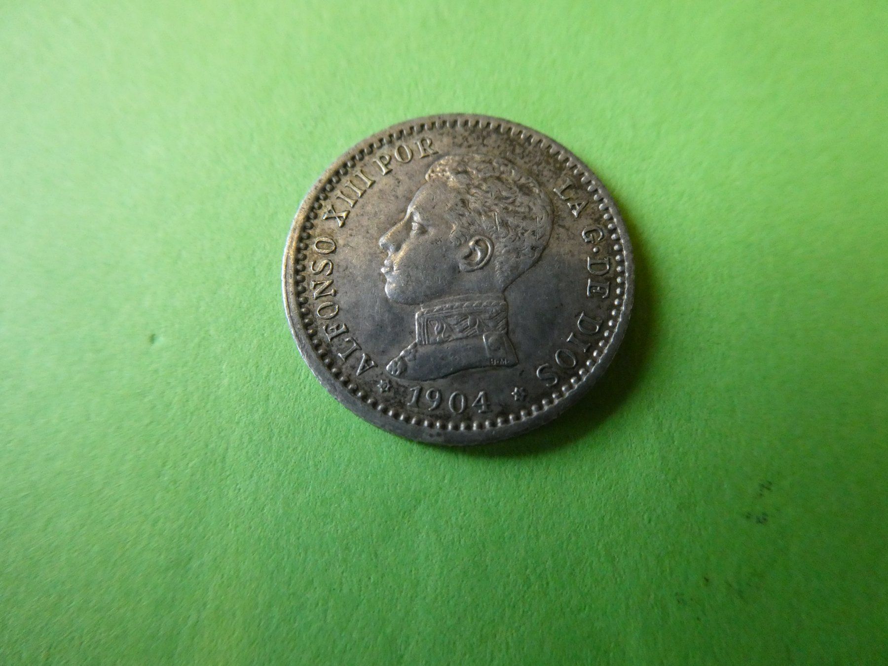 Toutes les monnaies: Spanien 1904, 50 Centimos - Silber – D'occasion à Hinterforst par Rohusri