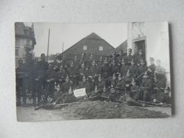 Echtphoto Karte Bulle FR Militär 1914