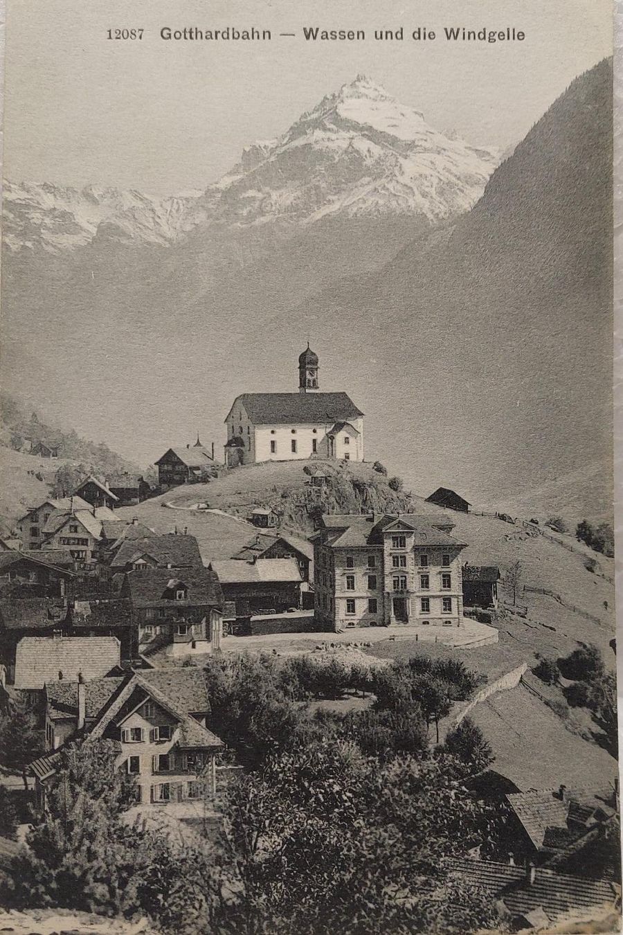 Cartoline postali: GOTTHARDBAHN - WASSEN und die Windgelle – Usato da Delémont venduto da Domdom1