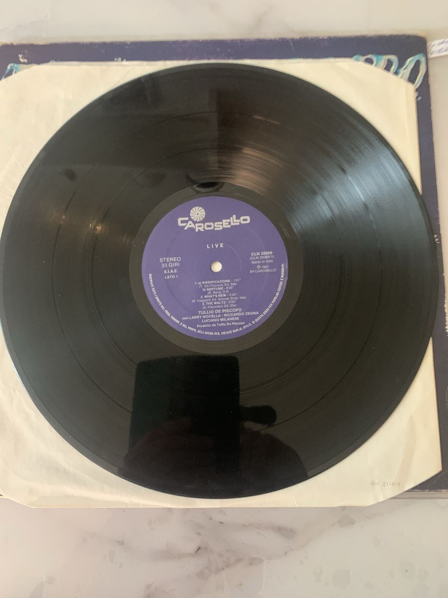 Dischi in vinile: Tullio De Piscopo/Live( Larry Nocella) – Usato da lausanne venduto da Ccheche 1