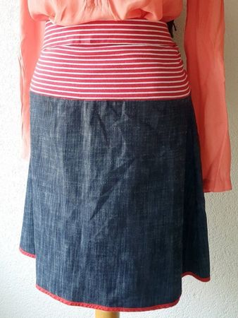 ROCK JUPE EINZELSTÜCK S 36 JEANS top zu Shirt bluse Schuhe