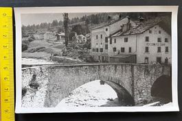 Stampa/ PENSION PIZ Duan, Brücke, Ort/ Photo ca. 1932