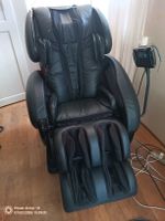 Massagestuhl mit Fernbedienung, schwarz, gute Funktion