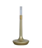 Akku Tischleuchte Kerze gold mit Sensor