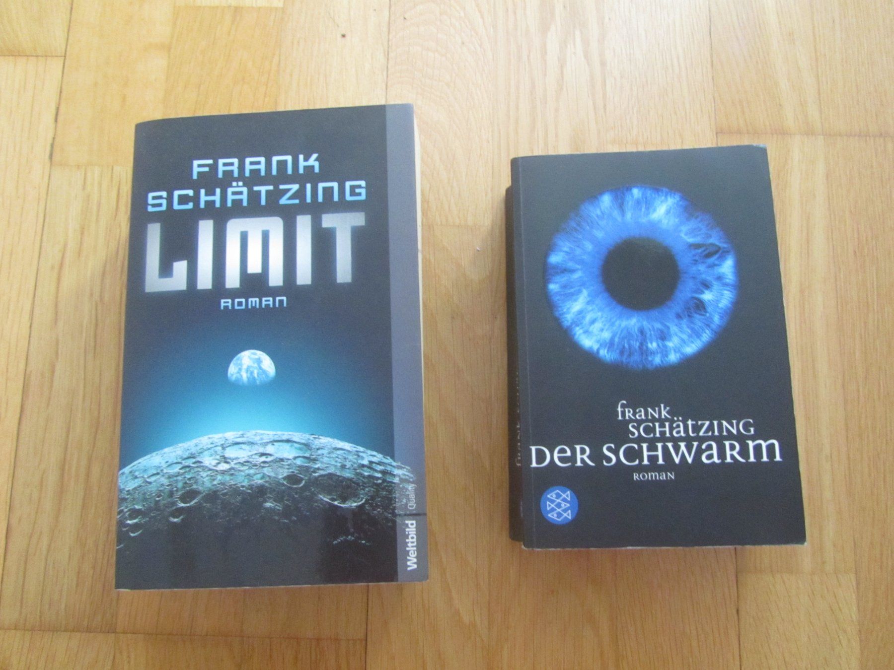 Libri: Frank Schätzing: Limit & Der Schwarm  / Hochspannung – Usato da Seengen venduto da mikelele