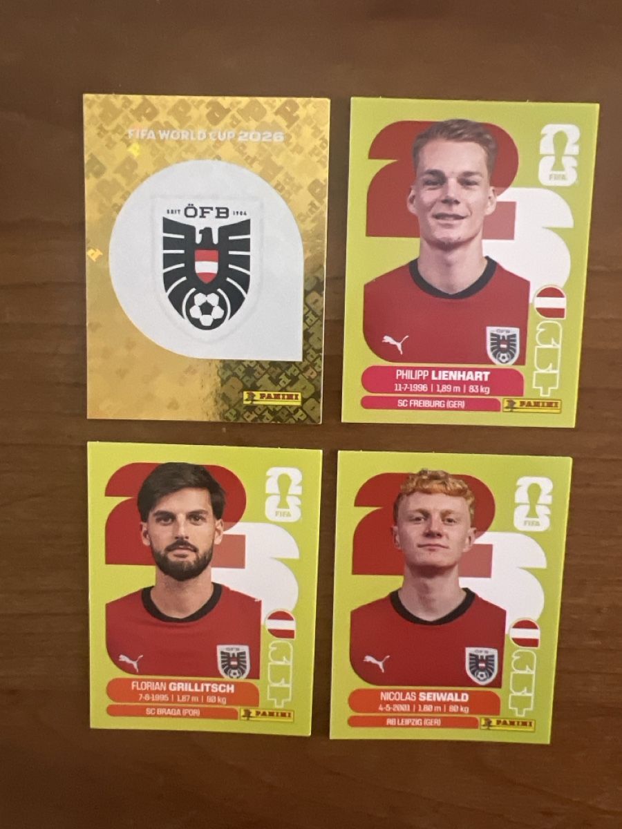 Panini Carte collezionabili: Panini Österreich – Nuovo (secondo la descrizione) da Baar venduto da Maexe01