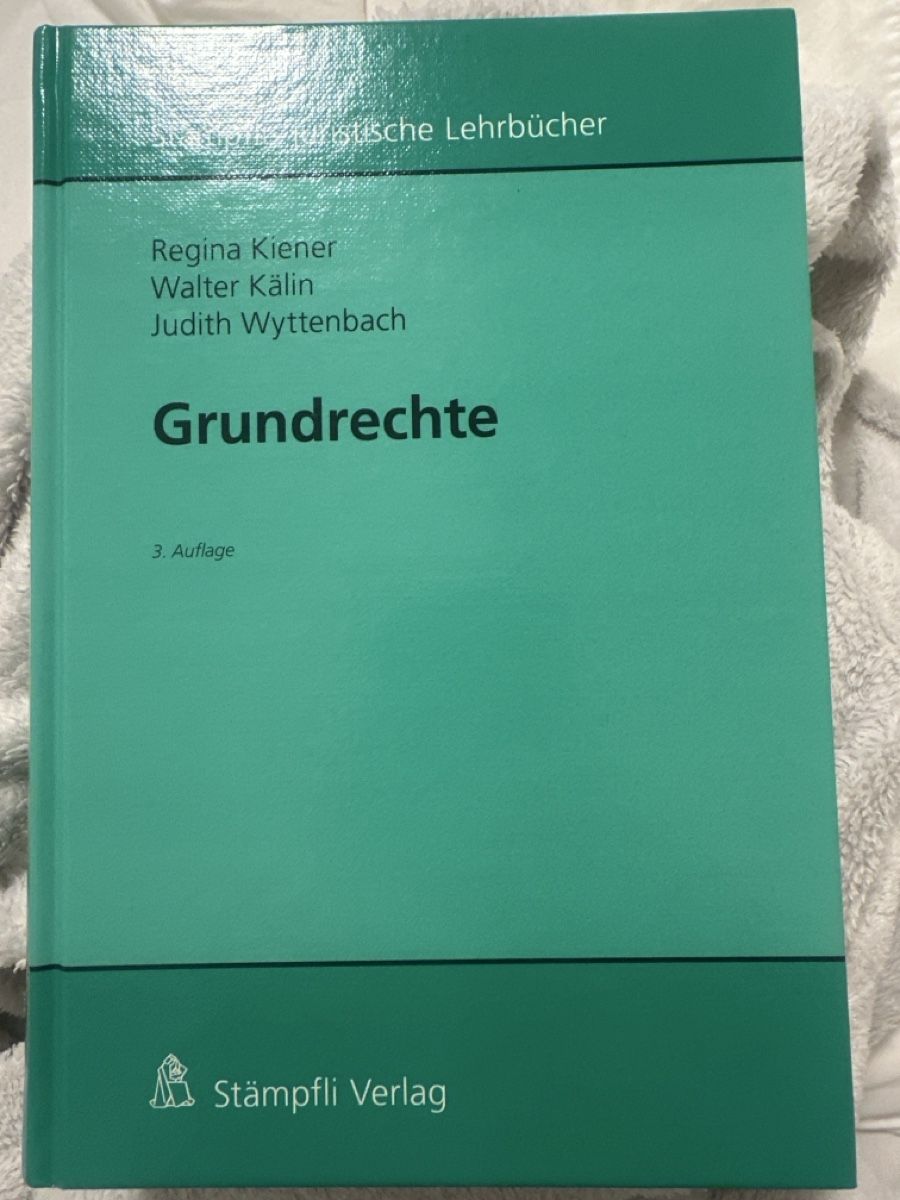 Livres: Grundrechte – Neuf (Voir description) à Bern par virginia_chiara