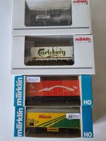 4 Stück verschiedene Güterwagen, Sondermodelle