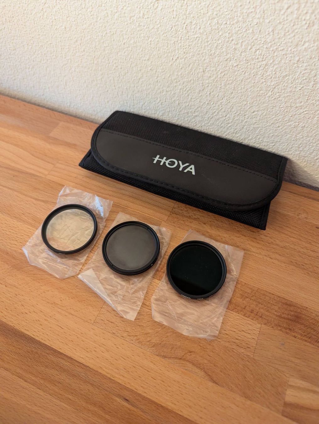Filtri: Hoya Filter Set - 46mm - UV, POL, ND8 – Usato da Uster venduto da parasimple