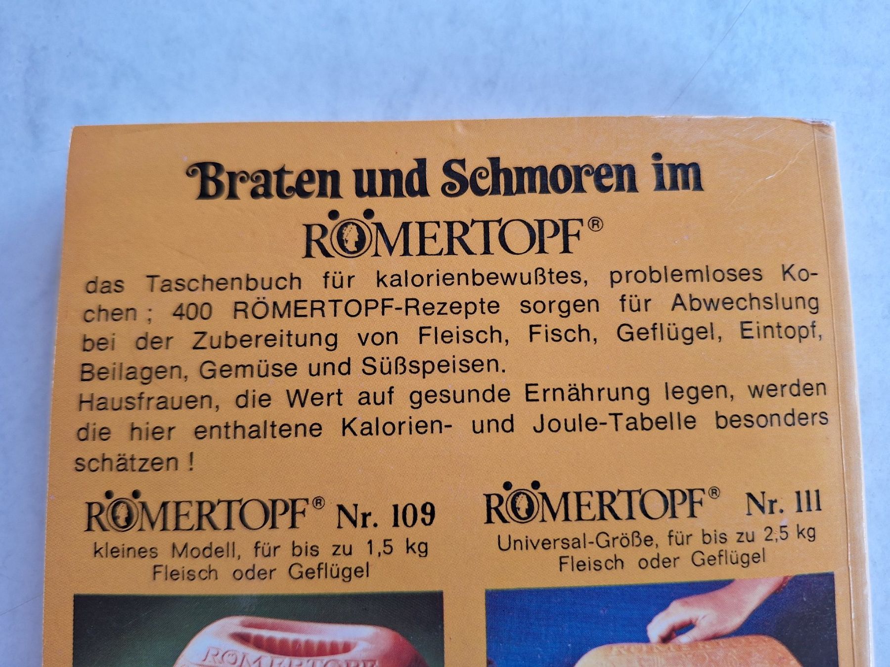 Bücher: KOCHBUCH FÜR RÖMERTOPF – Gebraucht aus Huttwil von Kunterbuntli 1