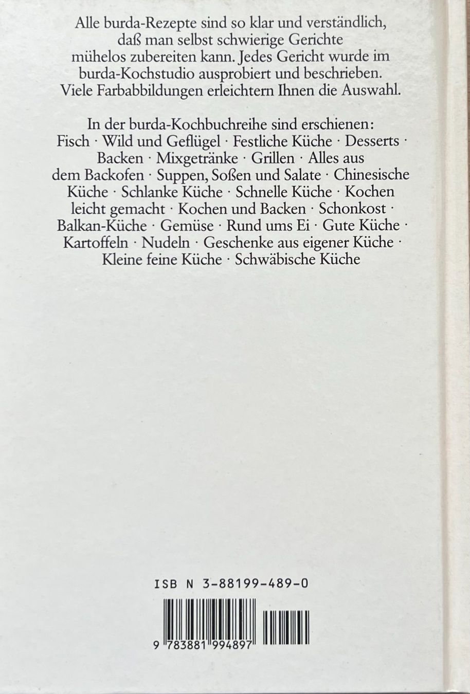 Libri: Buch - Burda - Festliche Küche – Usato da Leimbach TG venduto da manu-tg 1