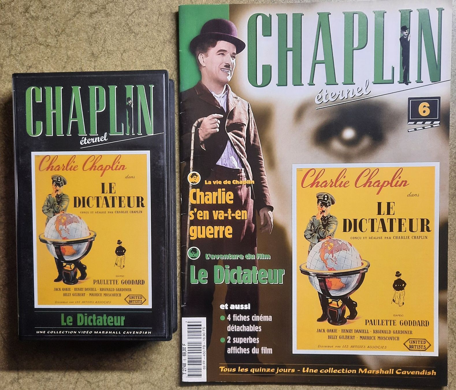 Tutti i VHS: Chaplin Eternel: collection magazines avec films VHS:C2 – Usato da Préverenges venduto da mam_629h 5