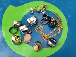 Schmuck Lot - Ring ... Konvolut Räumung - f. zB. Flohmarkt