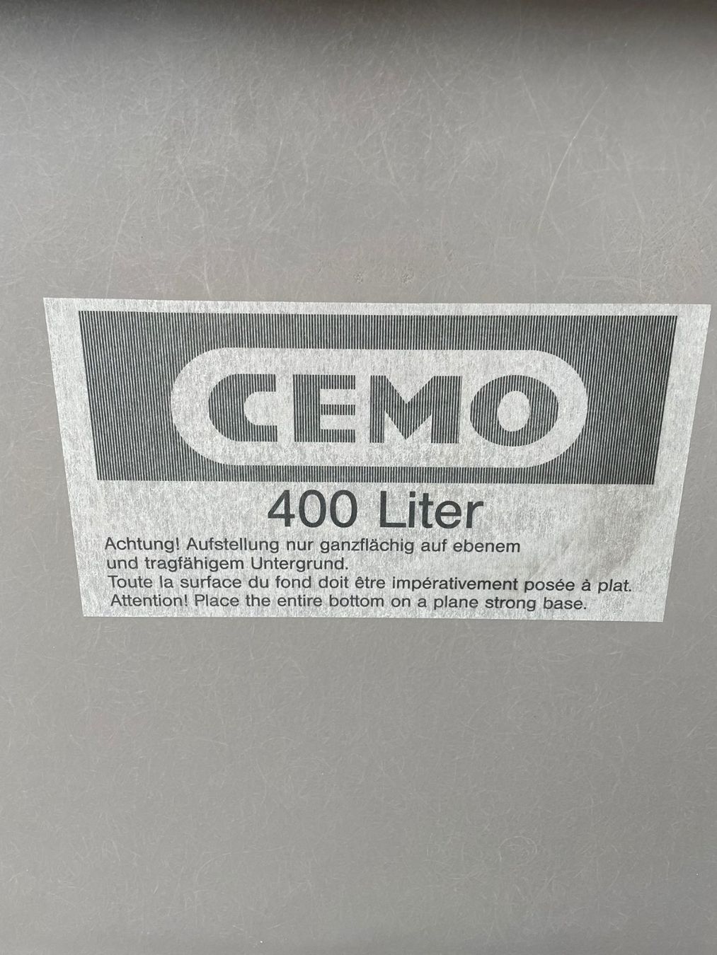 Contenitori & Simili: CEMO Streugutbox 400L - Professionell – Nuovo e nell'imballaggio originale da Wängi venduto da LiqKojote 6
