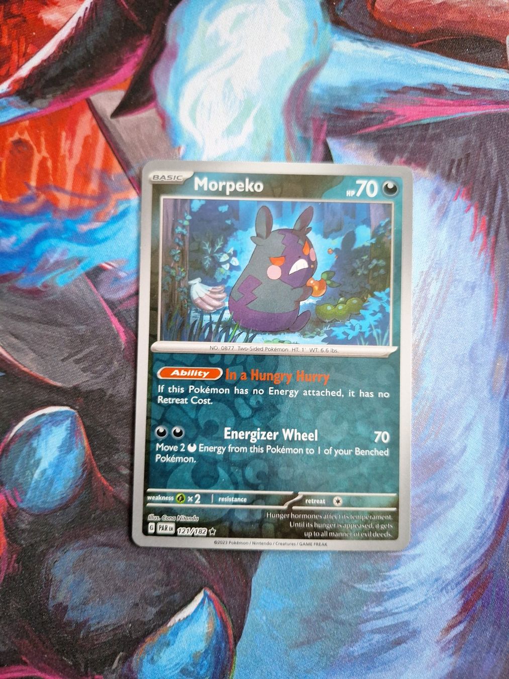 Pokémon Carte collezionabili: Morpeko - Reverse Holo - Pokemon Paradox Rift – Usato da Altstätten SG venduto da GGsGameshop