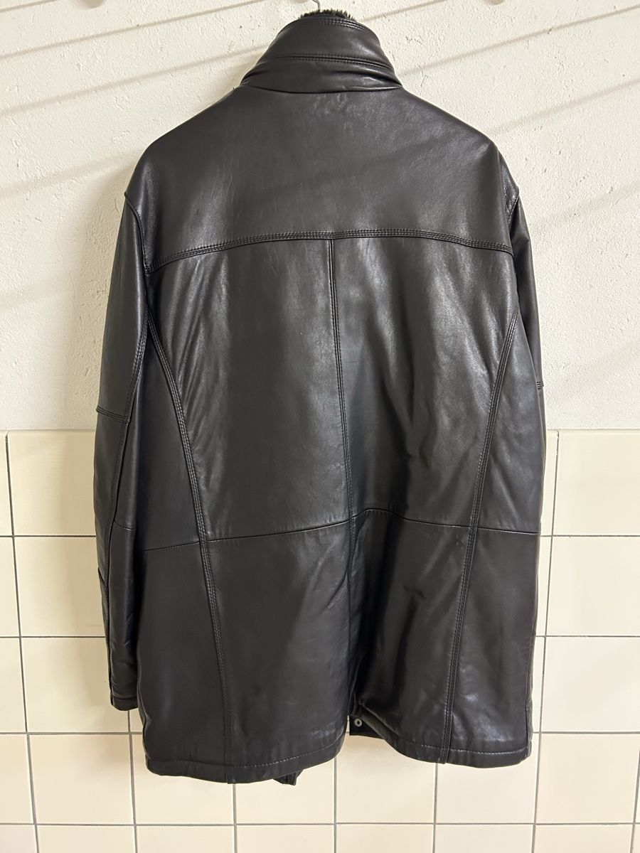 Giacche: Trapper Lederjacke, Gr. 52, Schwarz – Usato da Zürich venduto da Lolaa123 5