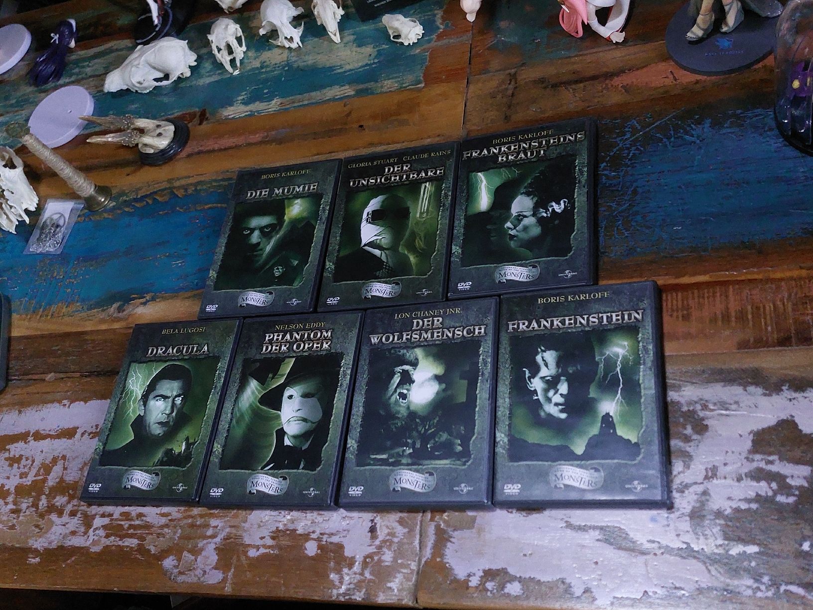 Tutti i DVDs: Horror Classics Sammlung, DVD Horror 7 Stk.  – Usato da Winterthur venduto da Belzarek