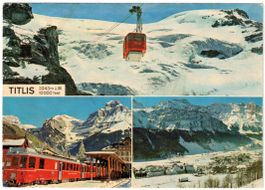 Engelberg - 3 Bild AK Titlis