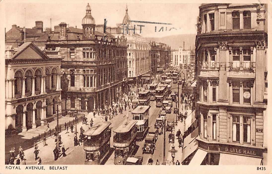 Cartes postales: 2 alte Ansichtskarten VERKEHR in BELFAST, RUBGY – D'occasion à Lufingen par TopAnsichtskarten