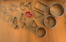 Ausstecher- Set 16teilig (davon 3 Ausstecher für Knetmasse)