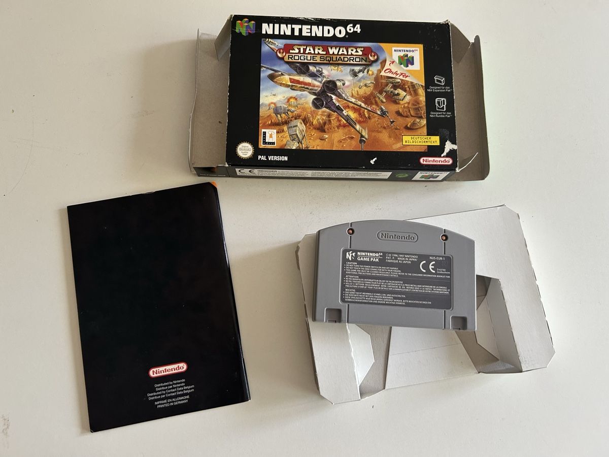 Nintendo Giochi: Star Wars Rogue Squadron N64 cib – Usato da Pully venduto da PongDayOne 7