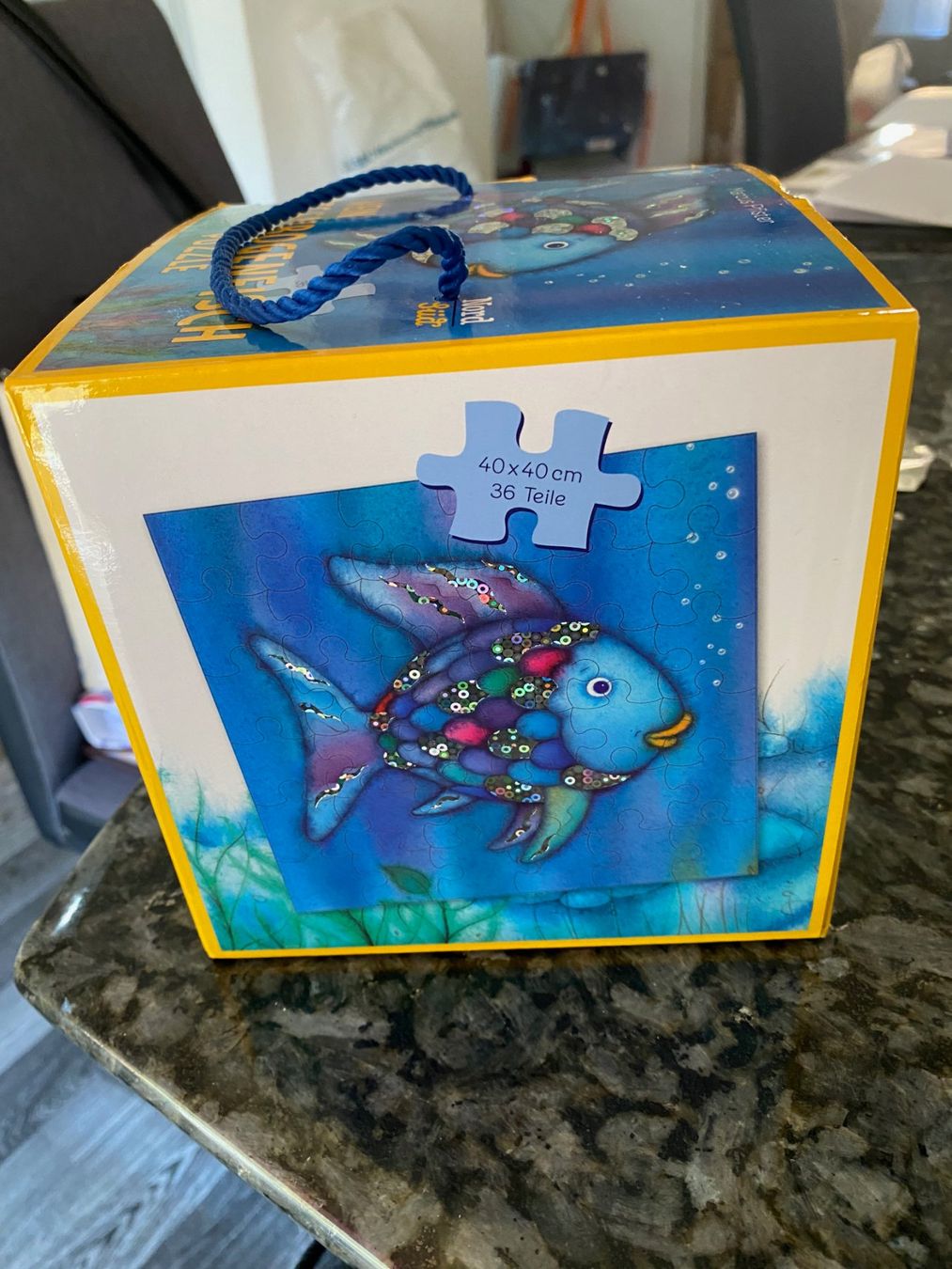 Puzzle: Regenbogenfisch-Puzzle von Marcus Pfister – Nuovo (secondo la descrizione) da Allenwinden venduto da Obalu 4