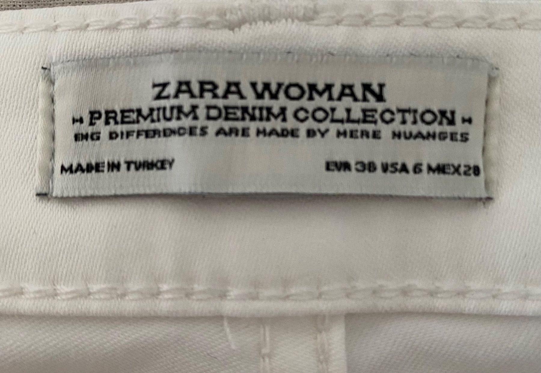 Zara Pantaloni: Hose in Weiss, Gr 38 – Usato da Zürich venduto da Maria2021 3
