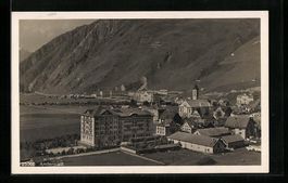 Andermatt, Ortsansicht aus der Vogelscha