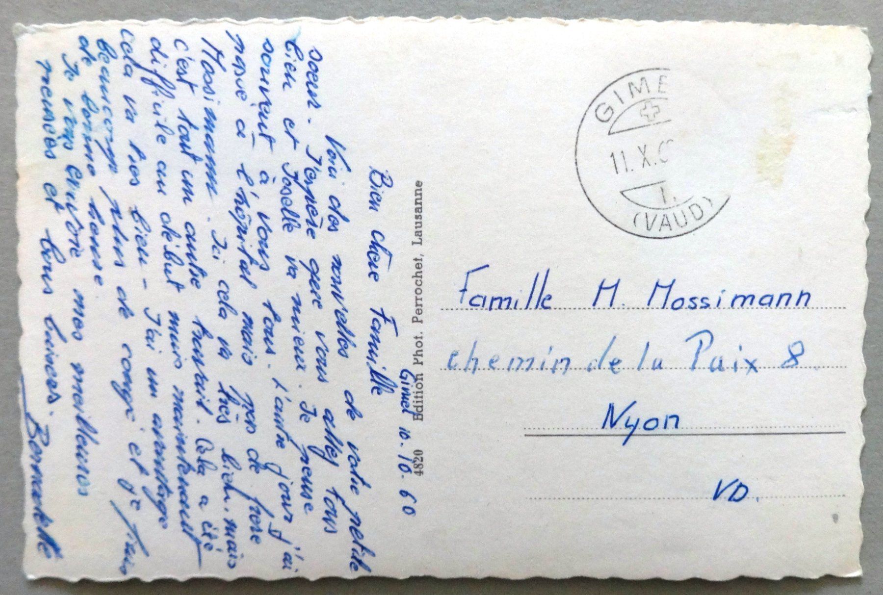 Cartoline postali: Gimel – Difettoso da Fétigny venduto da Billy2miny 1