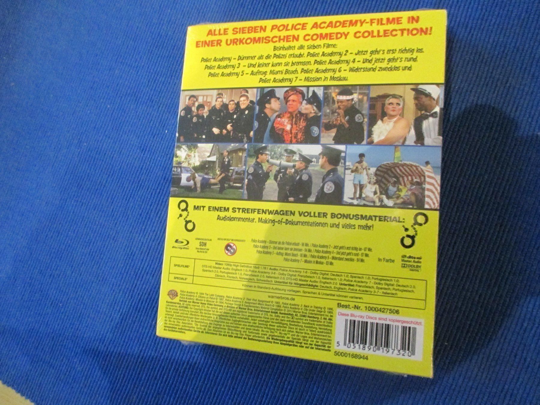 Tutti i DVDs: Police Academy 1-7 Compl. BOX blu-ray – Nuovo e nell'imballaggio originale da Wattenwil venduto da Firebird1 1