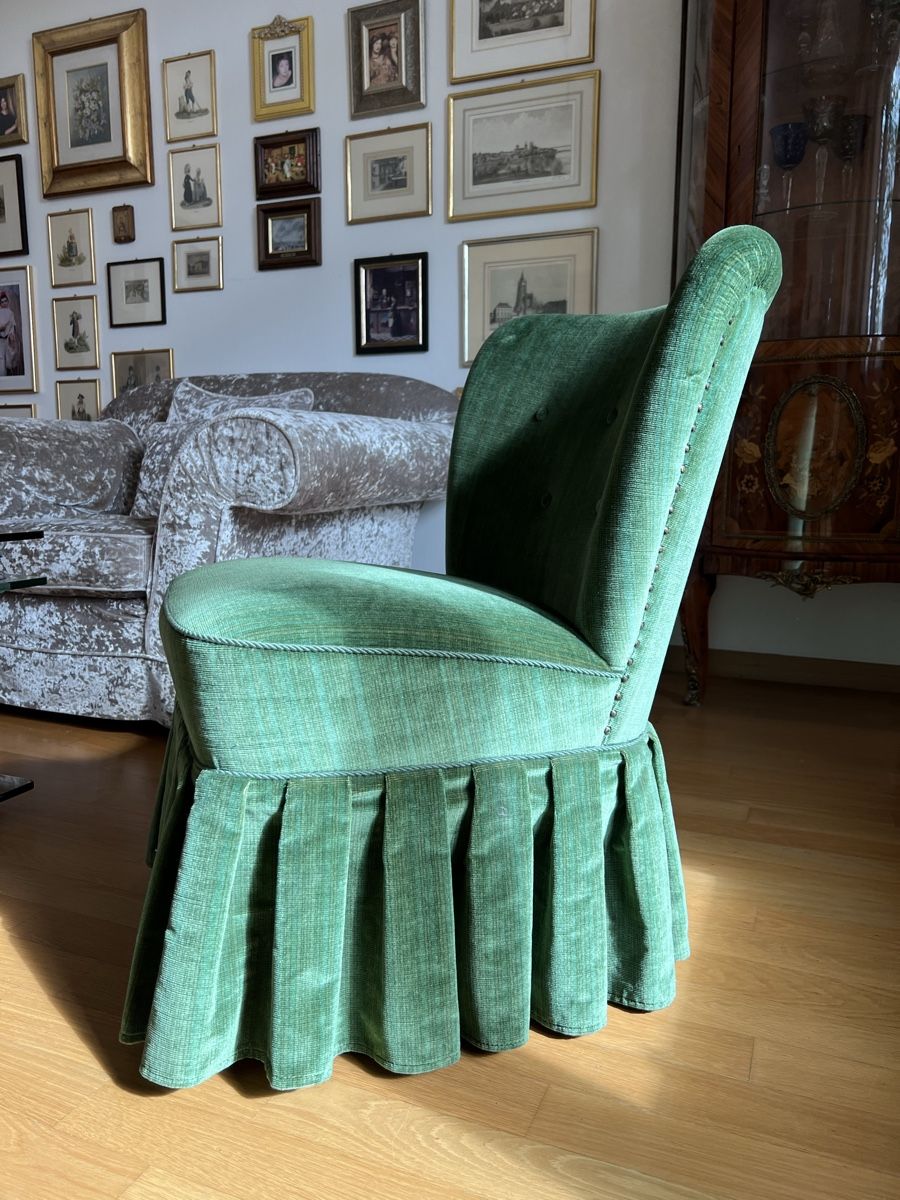 Sedie: Vintage Sessel mit Rüschenrock – Usato da St.Gallen venduto da 303_7fcf 1