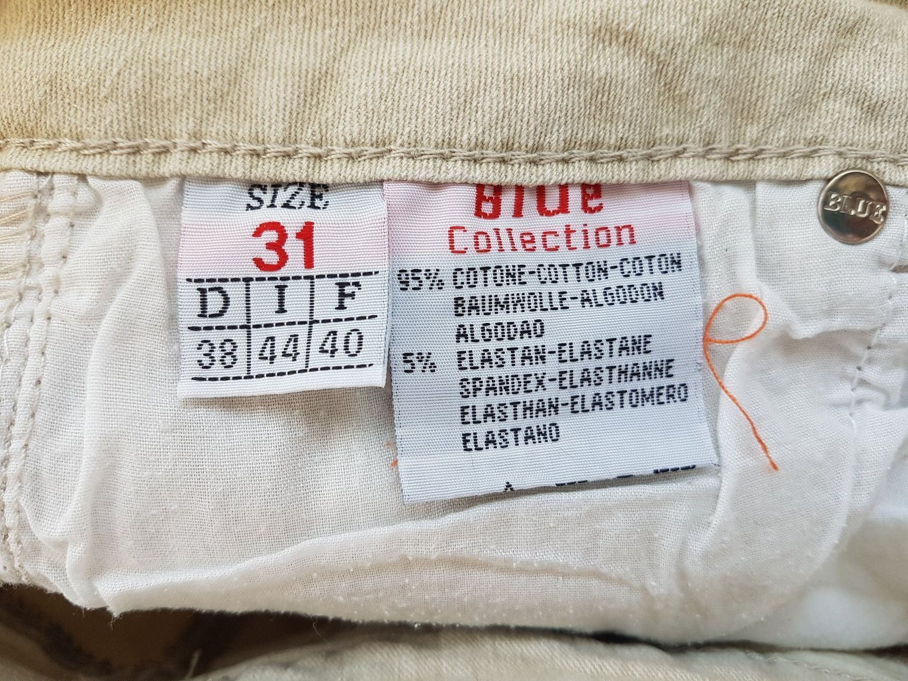 Pantaloni: Short blue Collection pour femme – Usato da Châtelaine venduto da kbabs 2