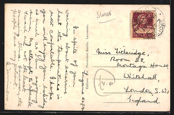 Cartoline postali: AK Lugano, Piazza Mercato, 1924 – Usato da Berlin venduto da bartko-reher 1