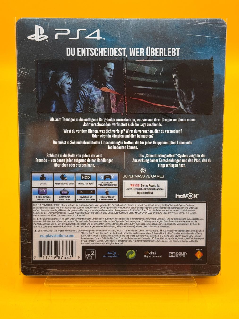 Sony Spiele: Until Dawn - PlayStation 4 Game! – Gebraucht aus Oberwil b. Zug von silver2024 1
