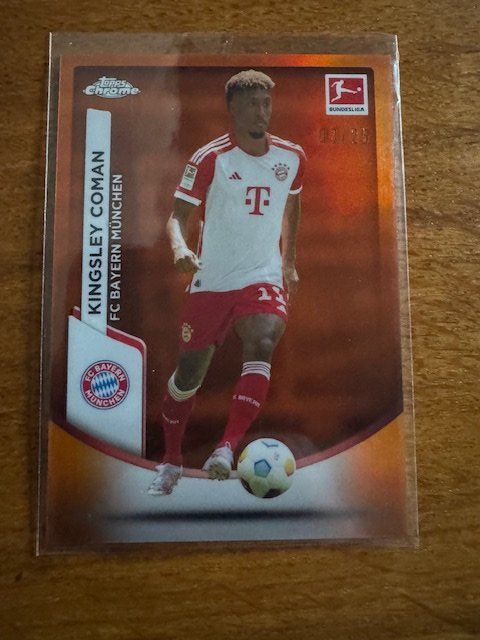 Topps Sammelbilder & Trading cards: Topps Bundesliga Chrome 23-24 Coman numbered / 25 – Neu (gemäss Beschreibung) aus Gisikon von tradingcardsswiss