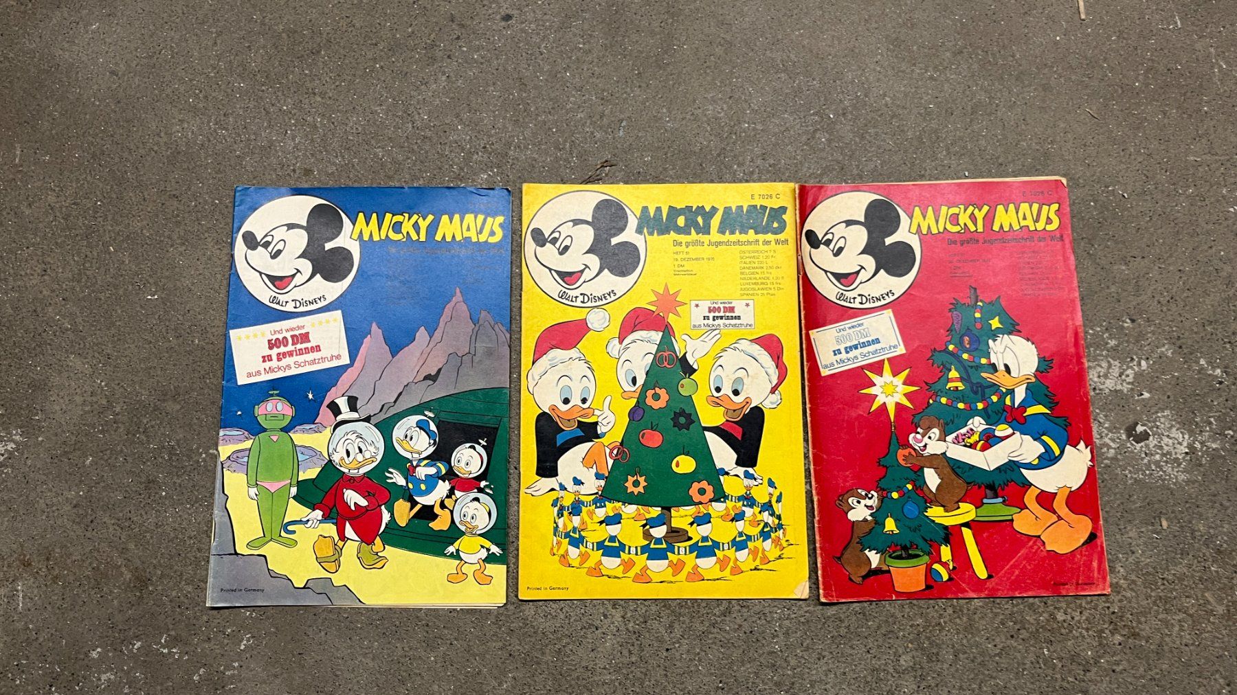Comics: Micky Maus Comics Konvolut 1970, 22 Stück. – Gebraucht aus Bern von daskannweg 2