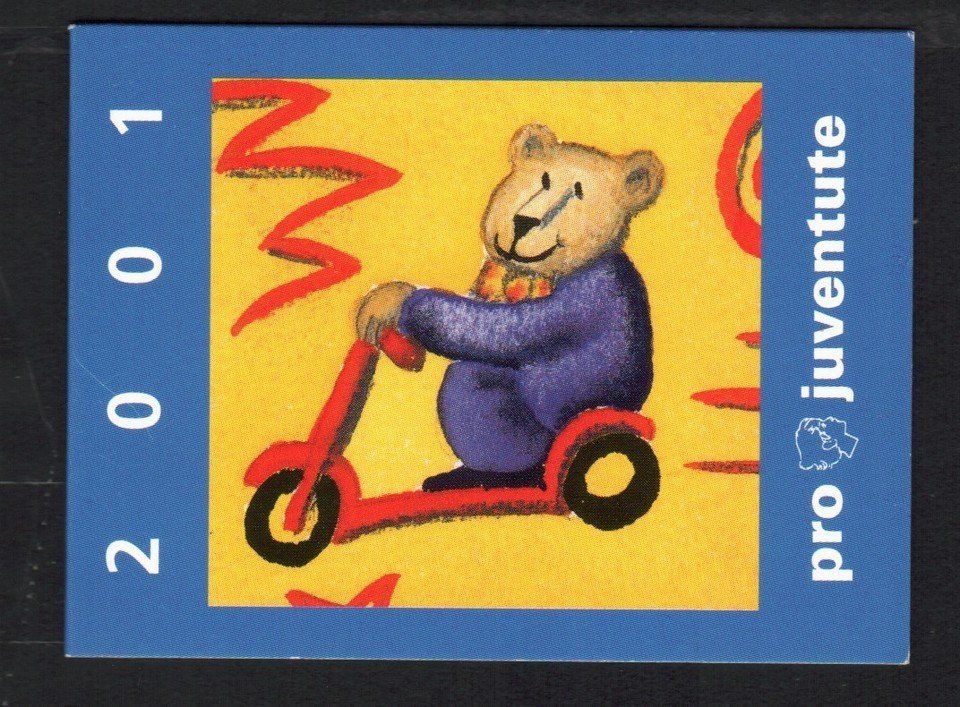 Alle Briefmarken: 2001 Pro Juventute Markenheftchen ET-O Katwert: 31.00 CHF – Gebraucht aus Remetschwil von Hofiii