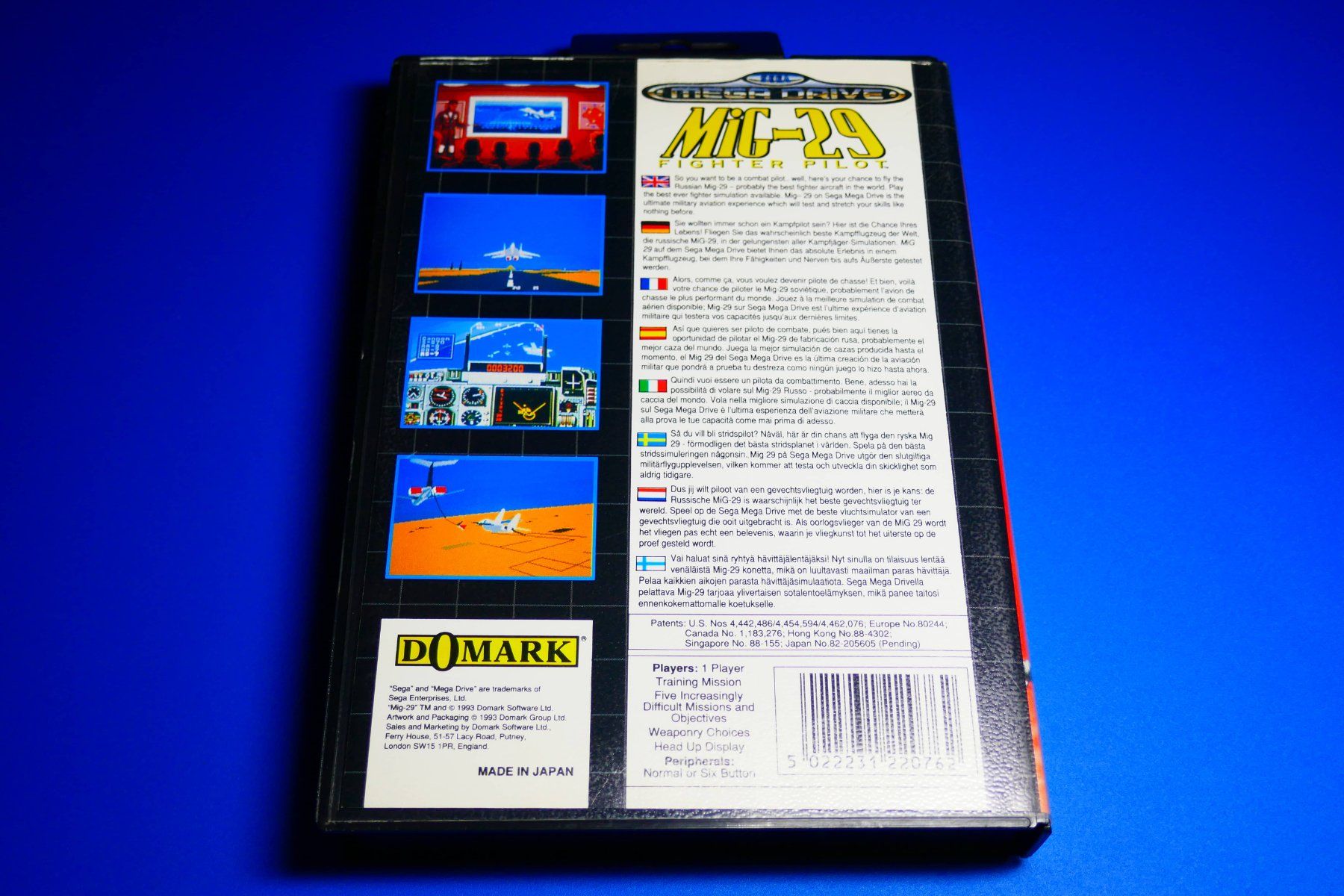 Sega Giochi: MIC-29 : Fighter Pilot - Sega Mega Drive – Usato da Vuarrens venduto da Espace-Retro 7