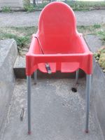 Ikea Kinderhochstuhl rot Metallbeine  gebraucht
