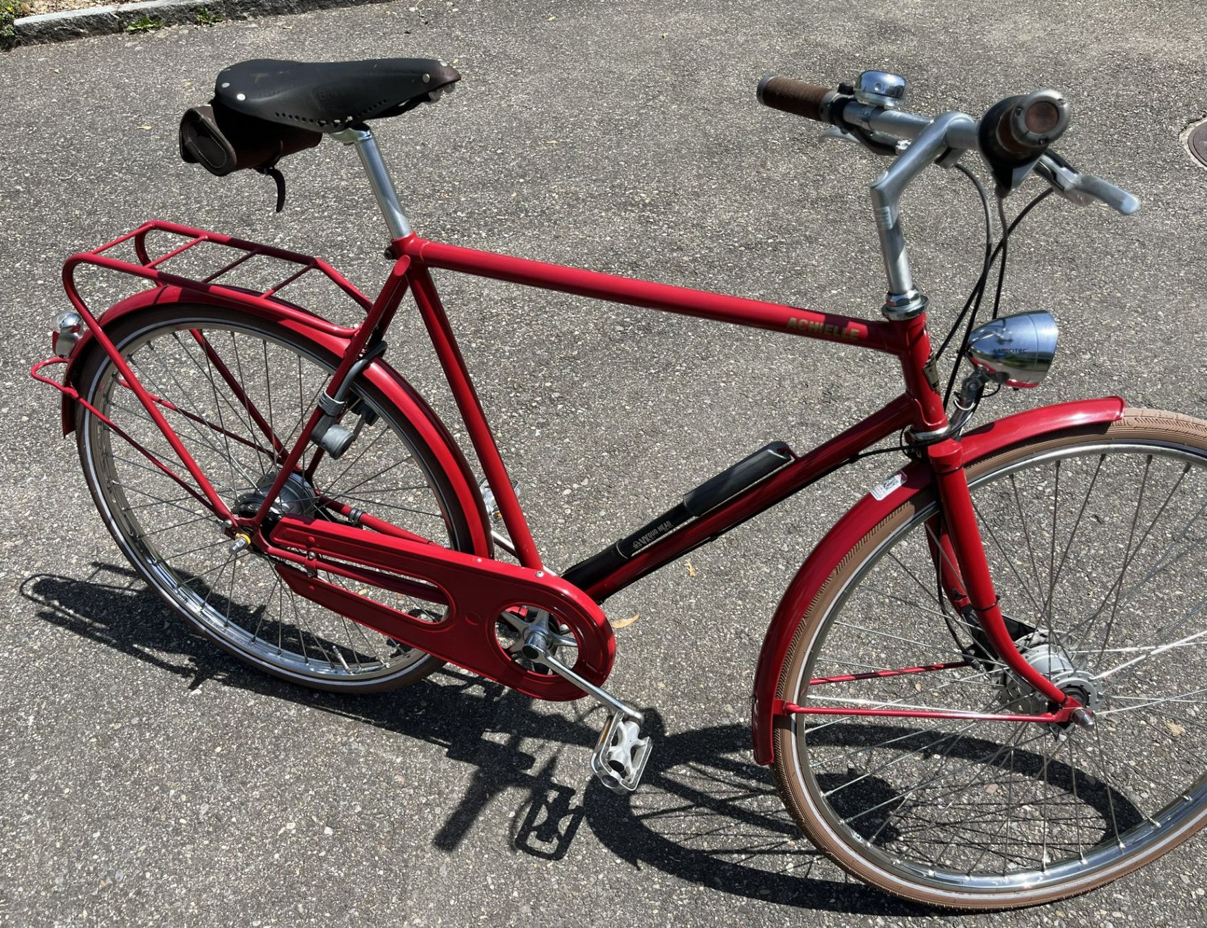 Velos: Rotes Herren-Velo, Achielle Miel, Top Zustand – Gebraucht aus Winterthur von Beat8344 2