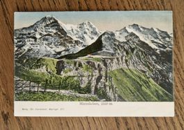 Männlichen m. Stempel Hotel Rigi, Poststempel Wengenalp,1908