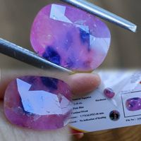 3.10 Karat SAPHIR SAPPHIRE Edelstein NICHT ERHITZT Zertifika