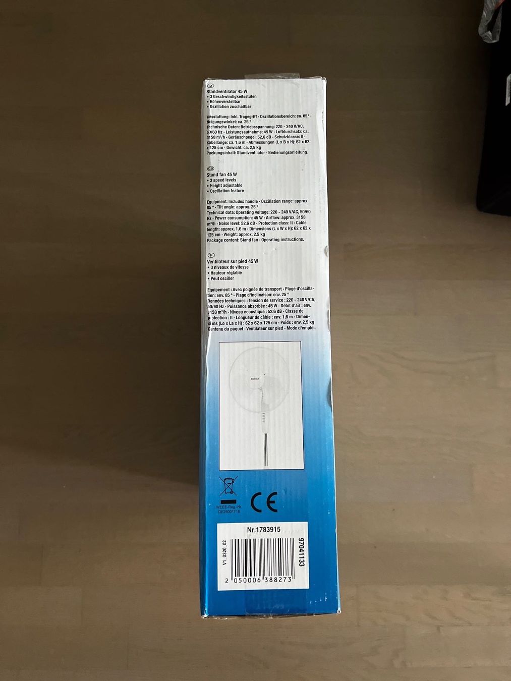 Ventilatoren: BaseTech Standventilator 45W – Brandneu & Originalverpackt – Neu und originalverpackt aus Lenzburg von impulsive-buyer 4
