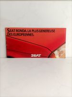 Brochure Catalogue Seat Ronda 1984